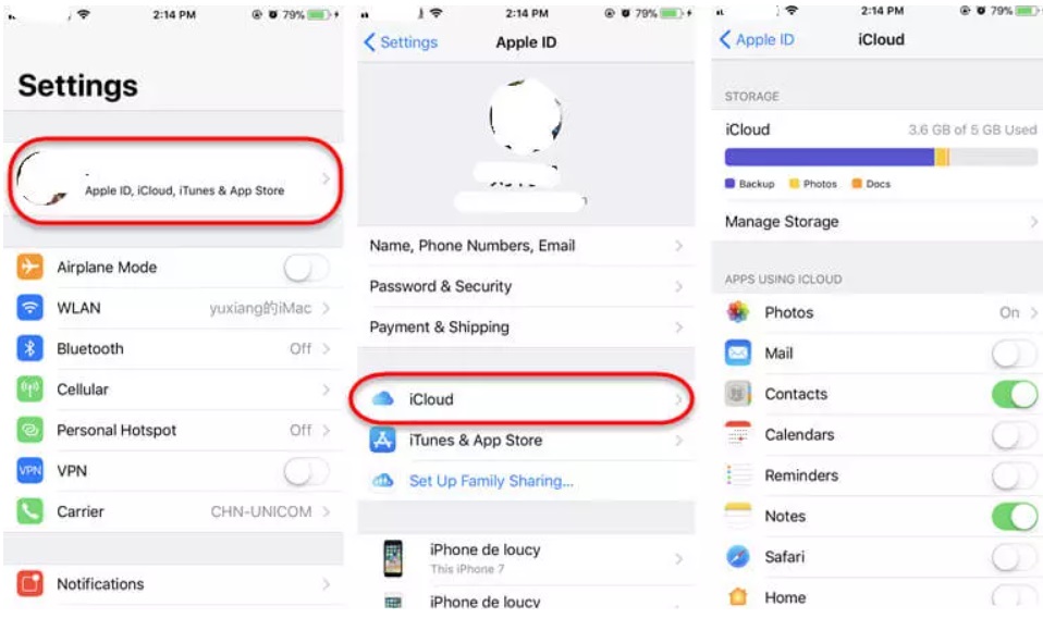 enable calendar sync icloud 