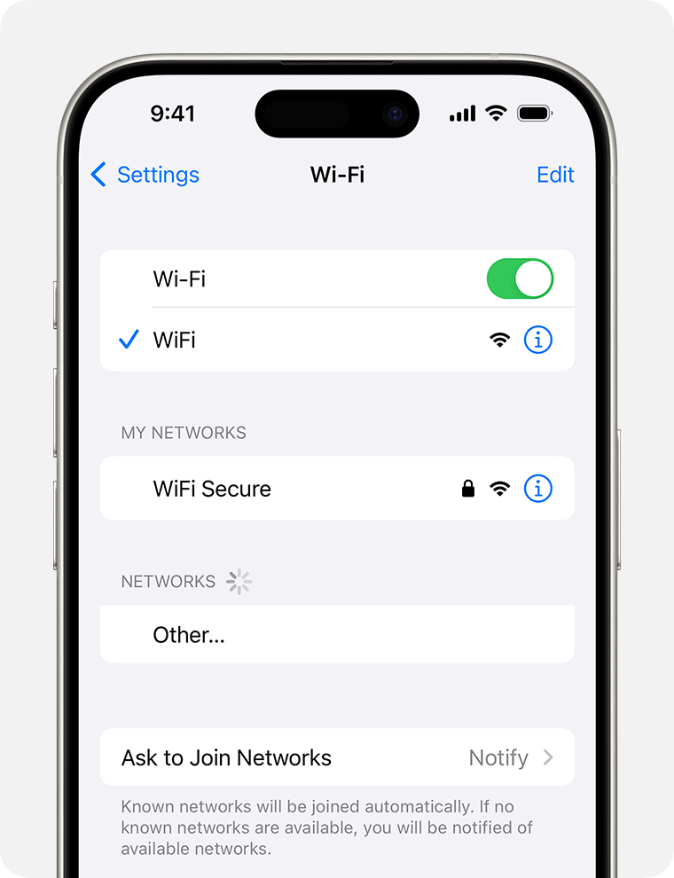 check wifi