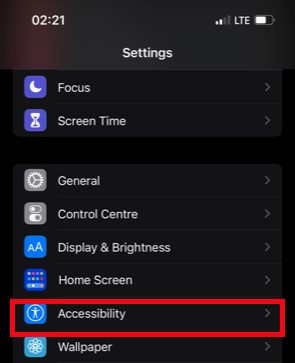 ajustes de accesibilidad del iphone 