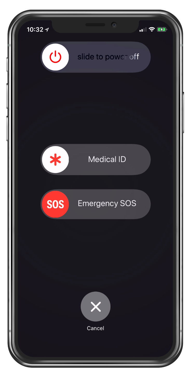 mode sos d'urgence de l'iphone