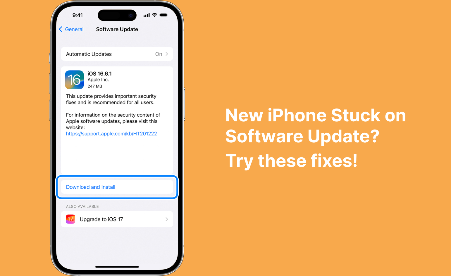New iPhone Stuck on Software Update? Easy Ways to Fix It