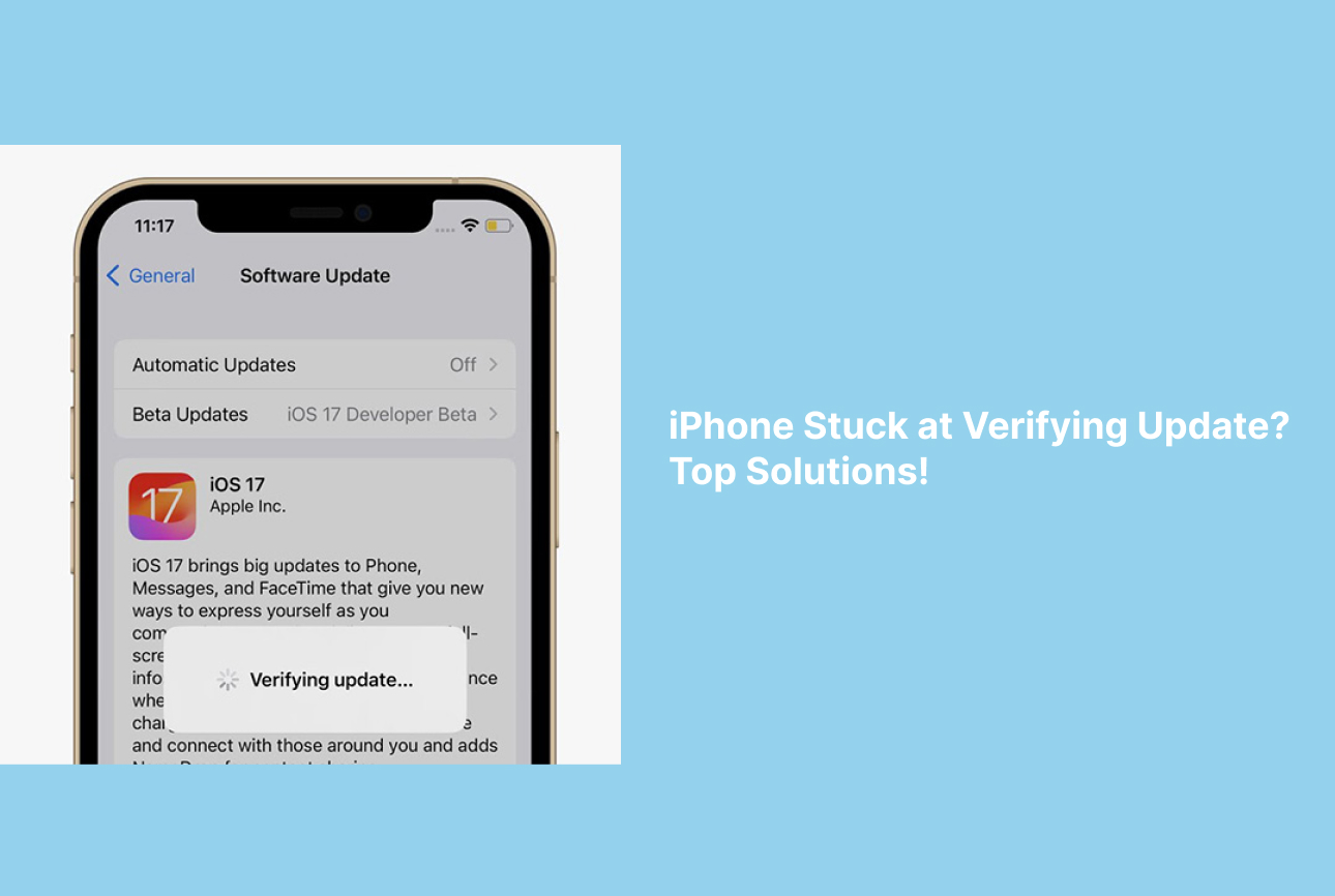 ¿El iPhone se Atasca al Verificar la Actualización? Prueba esto