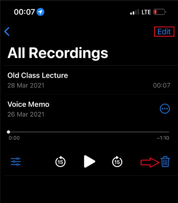 how to free storage in iphone voice memo app when voice recording not working on iphone