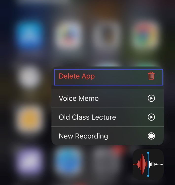 how to reinstall iphone voice memo app when voice memos not recording