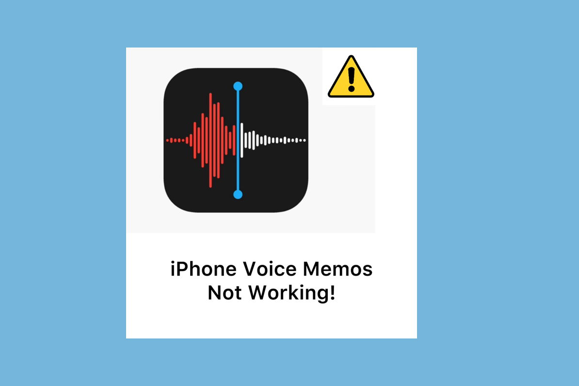 [Solved] iPhone Voice Memos Not Working