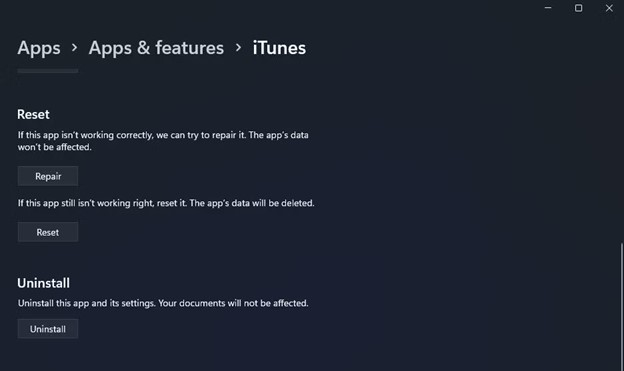 try the various troubleshooting options in itunes settings fix any existing issues with the app