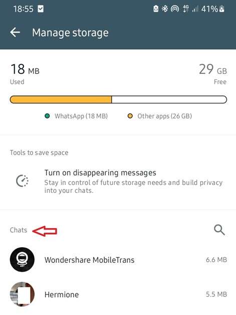 monitor chat frequency on whatsapp