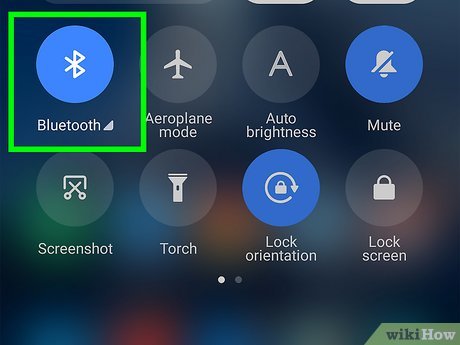 open bluetooth on phone