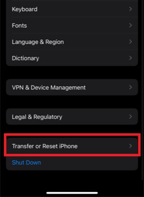 how to factory reset iphone when move to ios is not working