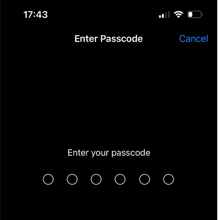 how to authorize factory reset on an iphone when move to ios keeps failing