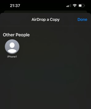 Come trasferire i numeri di telefono a un nuovo iphone usando Airdrop