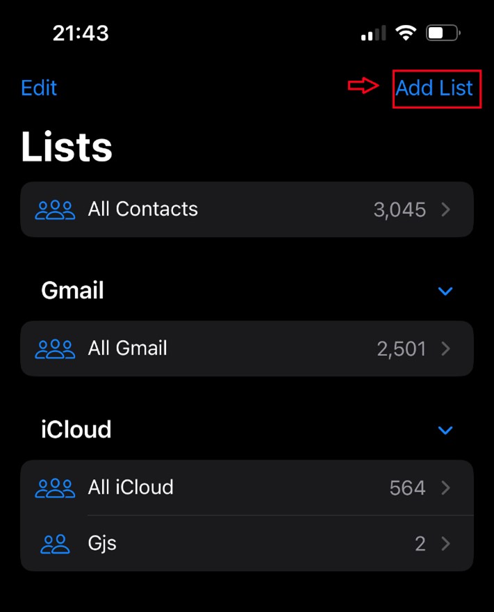how to add contacts to a list on iphone to transfer phones numbers to iphone