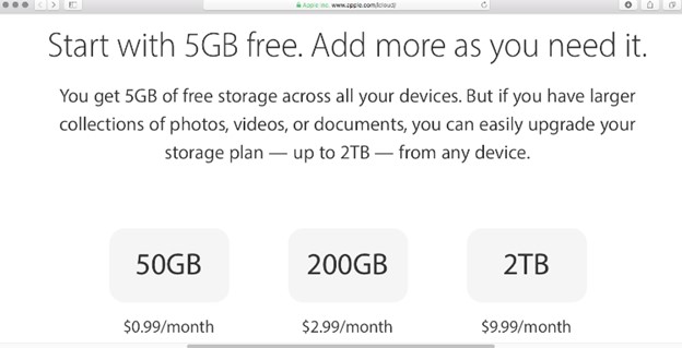 upgrade your icloud storage plan to fix the issue of not enough icloud storage but there is