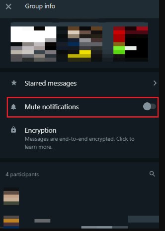 rétablir le son de toutes les notifications de groupe que vous avez accidentellement mises en sourdine