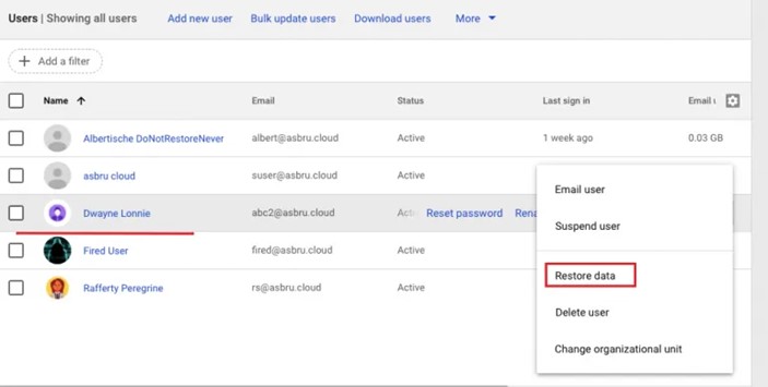 cómo recuperar archivos borrados de google drive a través de la consola de administración