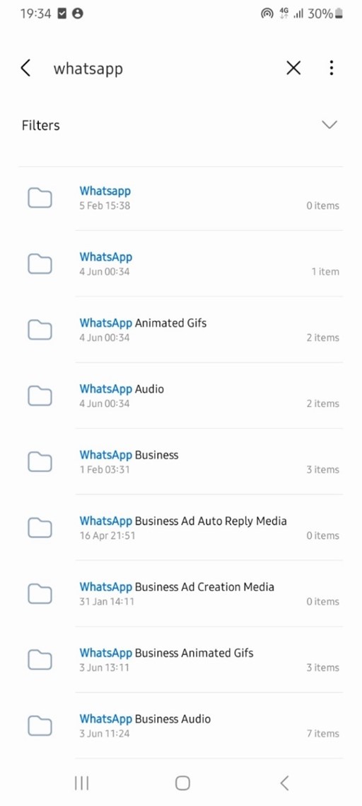 whatsapp local storage on android phone
