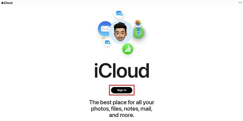 access sign in on icloud site 