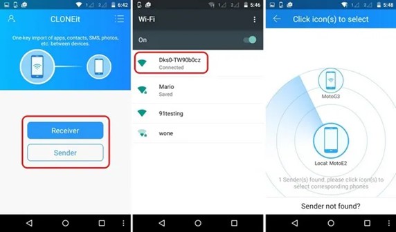 samsung file transfer via cloneit 