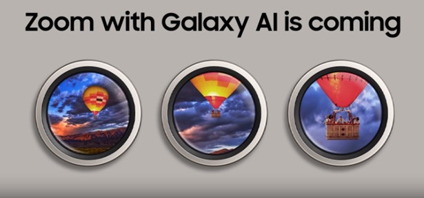 lo zoom con Galaxy AI sta arrivando
