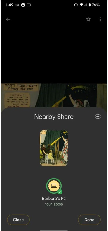 nearby share para windows