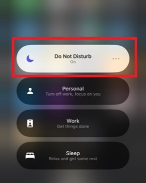 desactivar no molestar para solucionar los problemas de airdrop