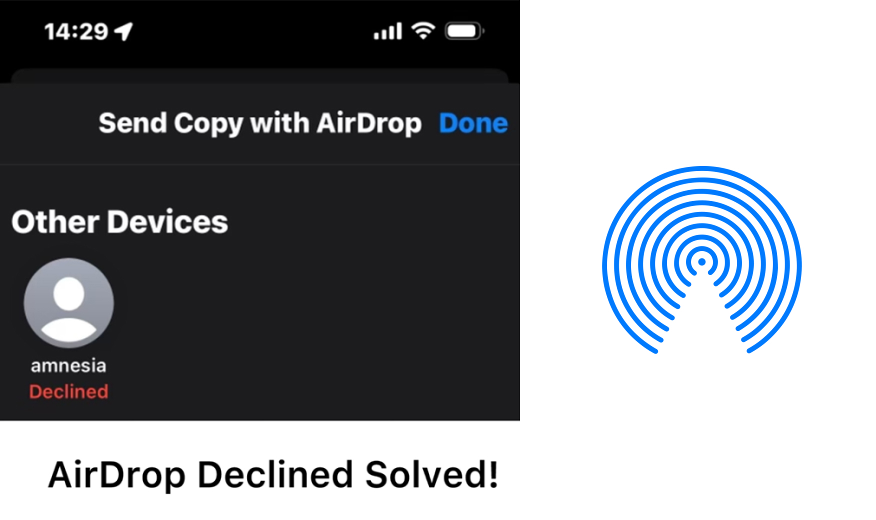 [Решено] AirDrop отклонен (declined) - исправления в 2024 Году