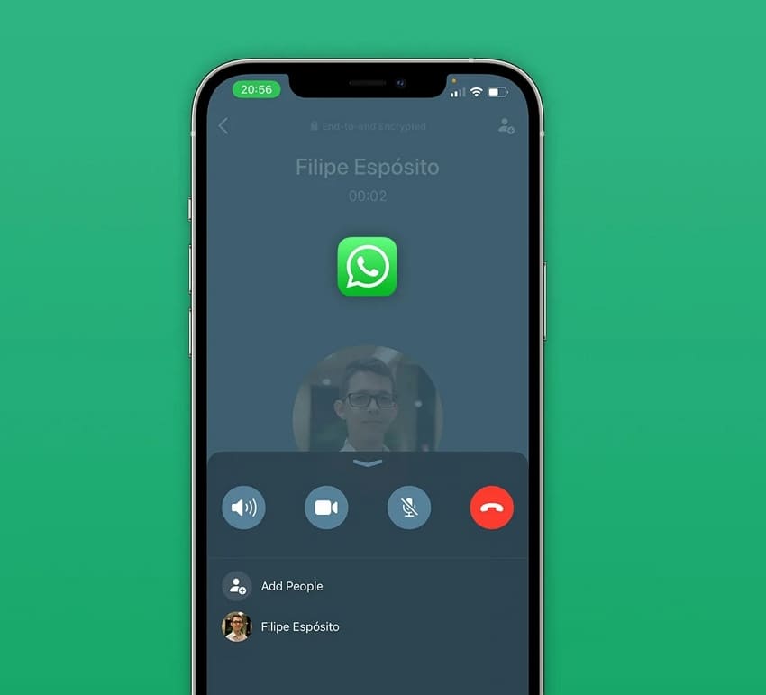 personal voice call on whatsapp 