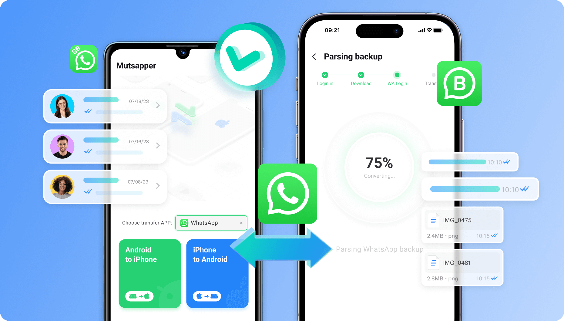 приложение для передачи файлов Whatsapp