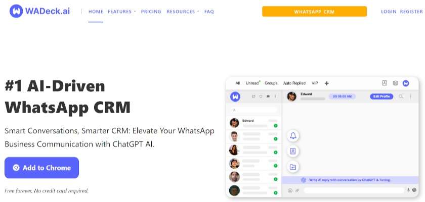 free whatsapp tracker WADeck.ai