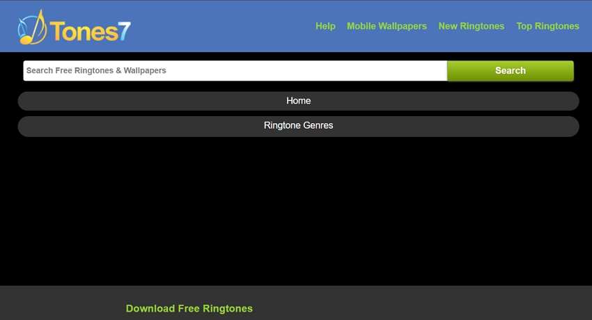 tones7 ringtone website
