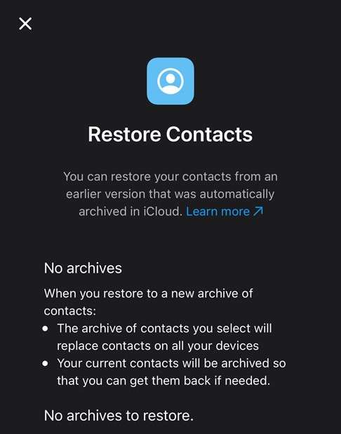 restore iphone contacts to nokia 