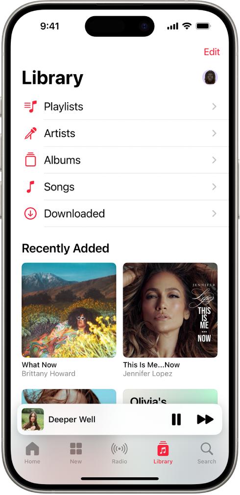 music app in iphone