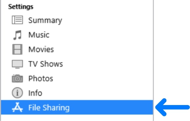 accept file sharing