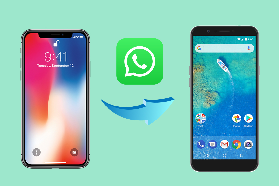 Cómo Transferir Datos de WhatsApp de iPhone a Android Sin Cable