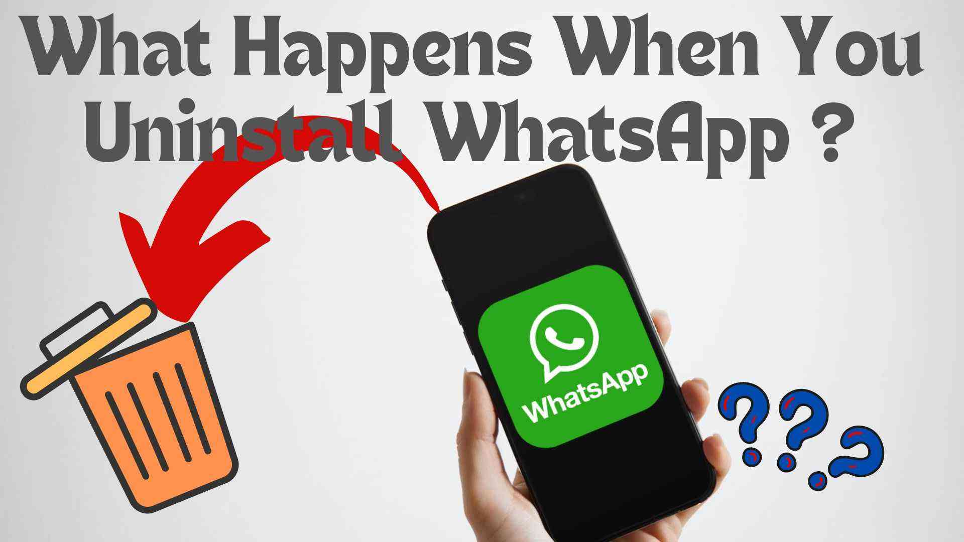 What Happens When You Uninstall WhatsApp[2024]