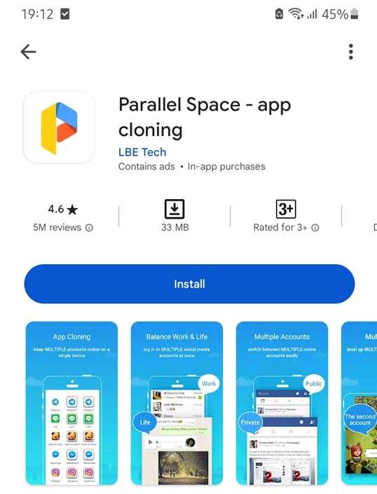 parallel space cloning app download 