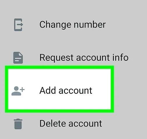 add account on whatsapp business 