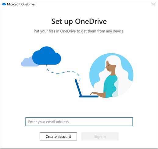 onedrive login option