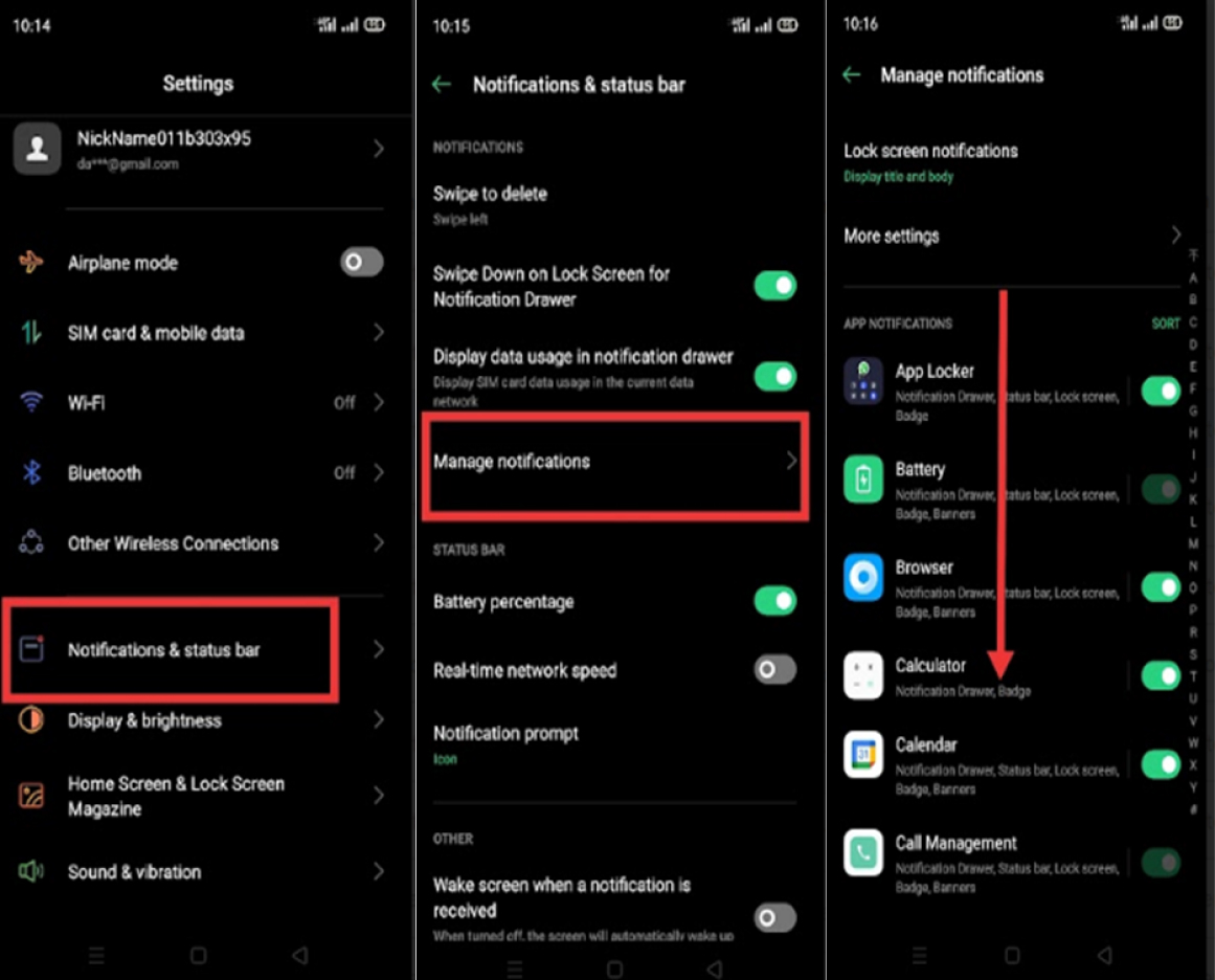 administrar la configuración de las notificaciones de whatsapp en un teléfono Android