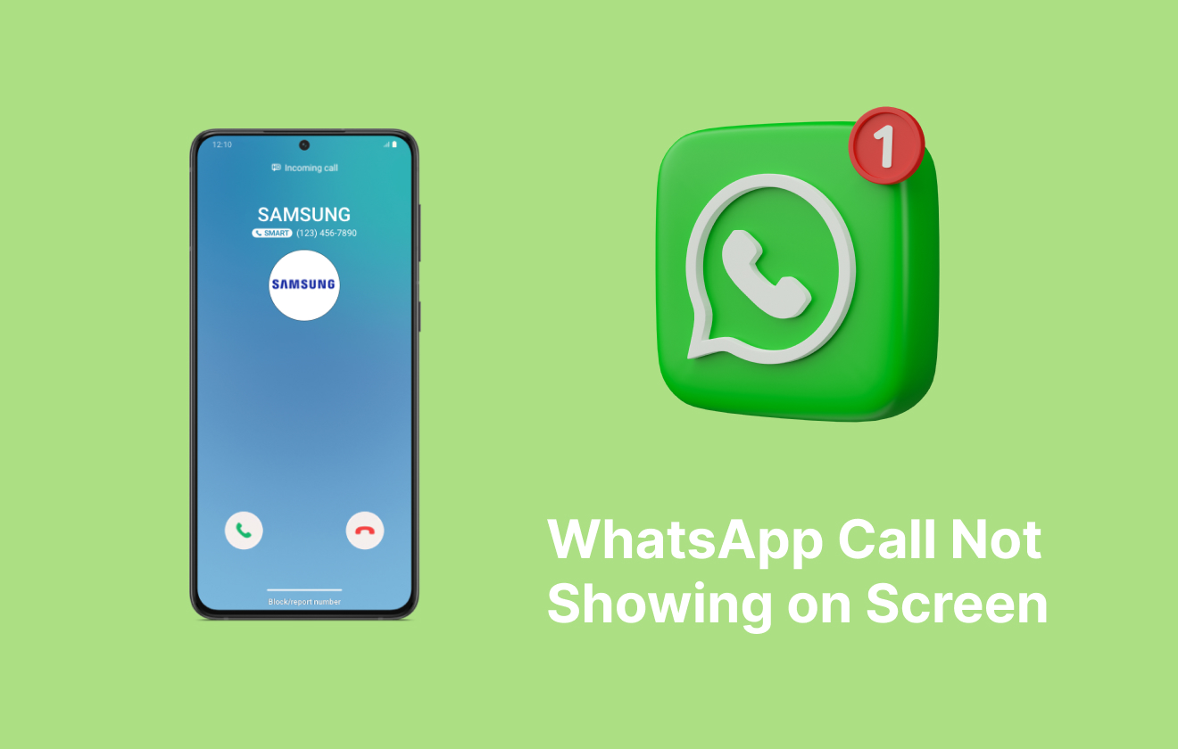 whatsapp call not showing on screen