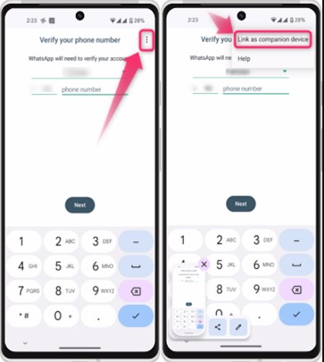 vincula tu nuevo iphone como dispositivo complementario a tu iphone o Android principal