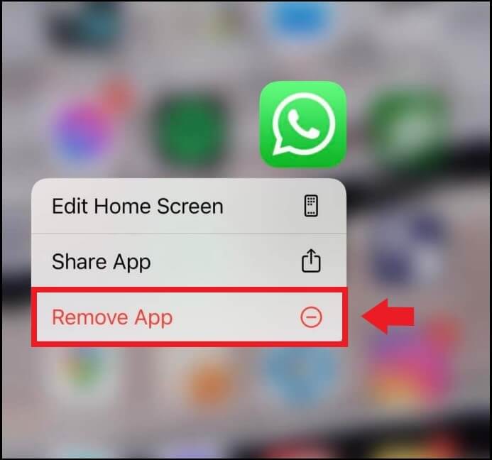 désinstaller whatsapp ios 