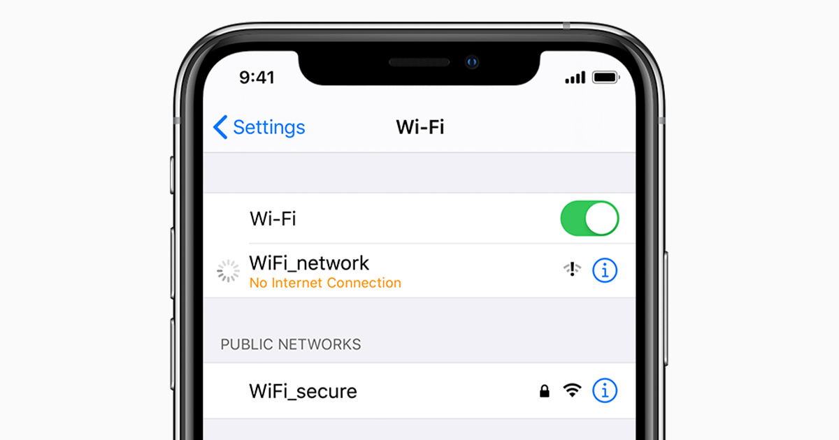 переключите сеть Wi-Fi