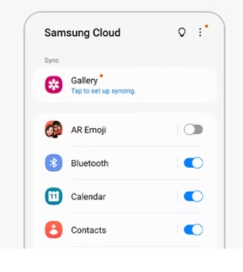 Abilita la sincronizzazione della galleria in Samsung Cloud 