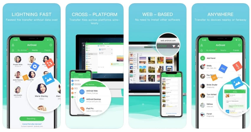 airdroid app for file transfer