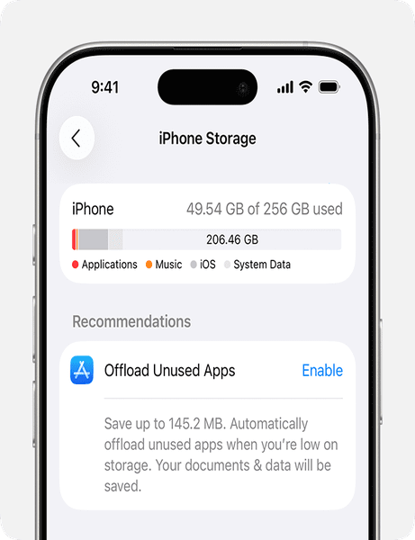 review iphone storage