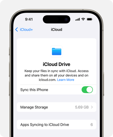 manually enable icloud drive