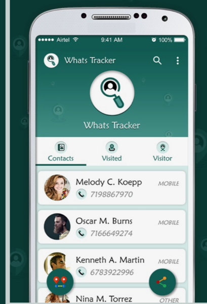 whats tracker user interface