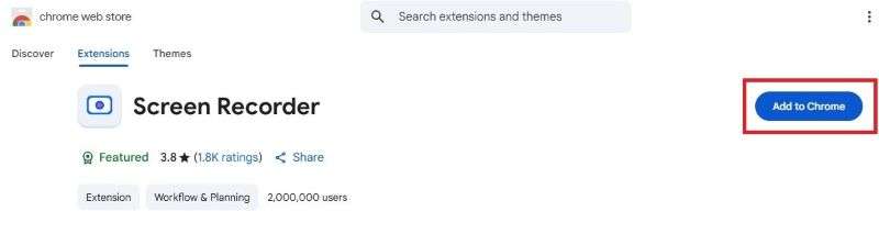 how to add recorder to chrome