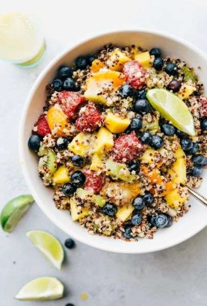 quinoa berry power summer salad